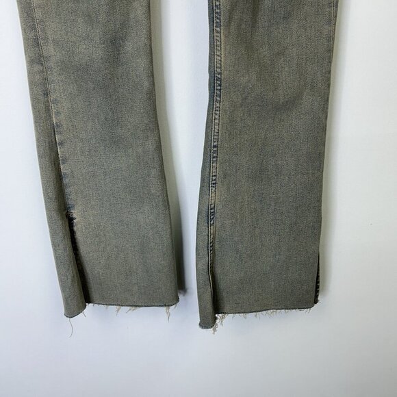 Free People Level Up Slit Bootcut Jeans Womens Size 28 Short 28S We The Free - Picture 5 of 11